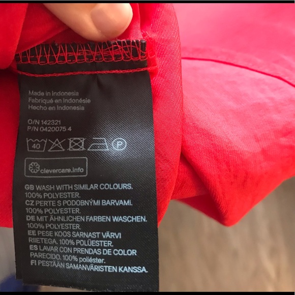 H&M Bright red beautiful blouse - Picture 5 of 5
